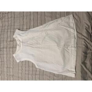 Lululemon White Sleeveless Tank Top Size 4